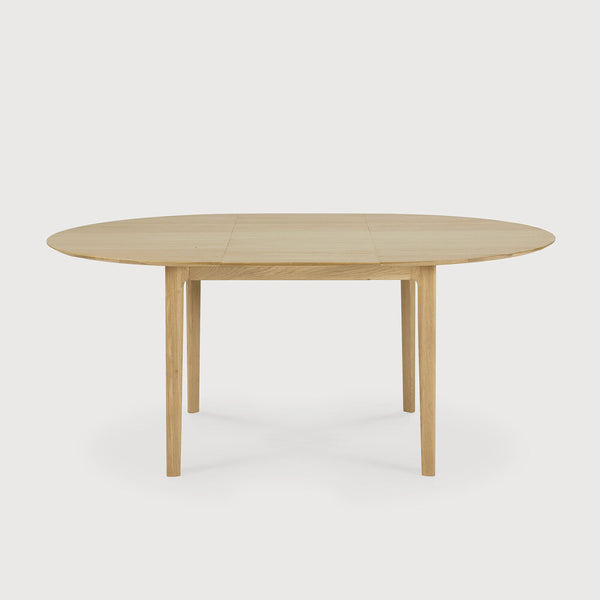 Ethnicraft Oak Bok Extendable Dining Table