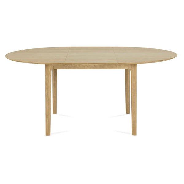 Ethnicraft Bok round extension dining table