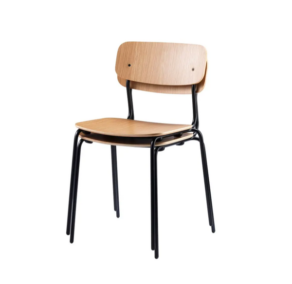 FDB Møbler J182 Holmen Stackable chair by Jakob Thau