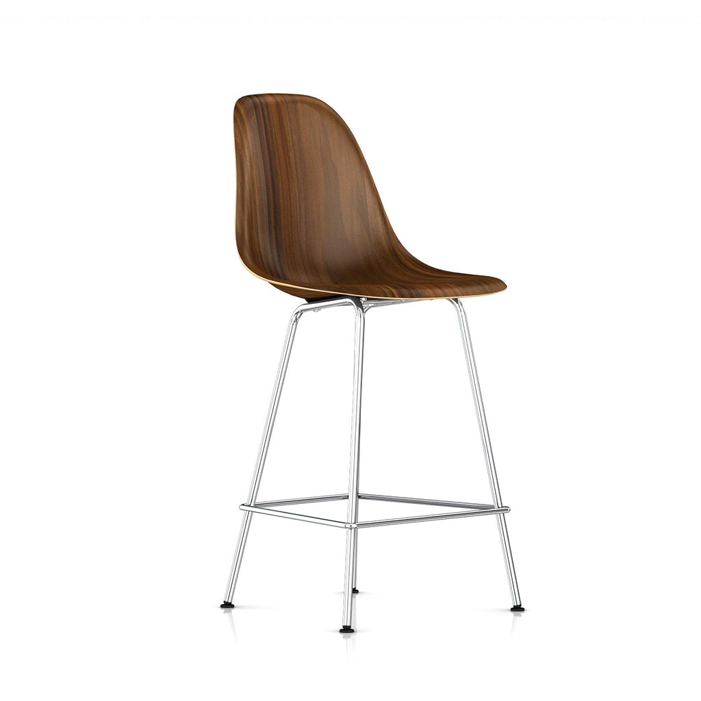 Eames Moulded Timber Counter Stool Open Room